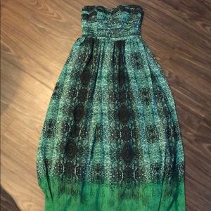 Moulinette Soeurs maxi, size 6, green/black print